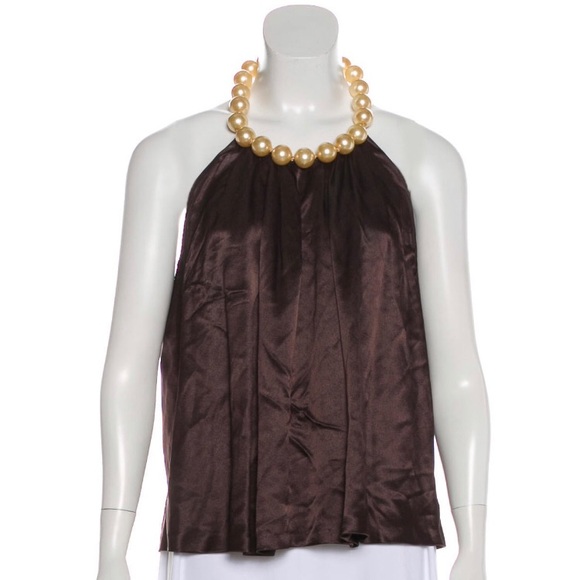 NWT Moschino Cheap & Chic Pearl top - Picture 1 of 6